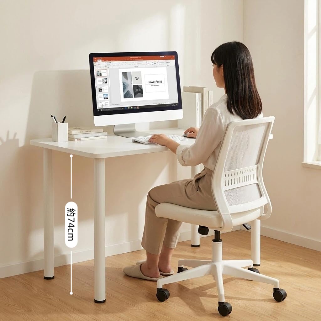 Amazon | タピパンダ＼TAPI PANDA デスク 机 pcデスク 高さ74㎝ 幅80